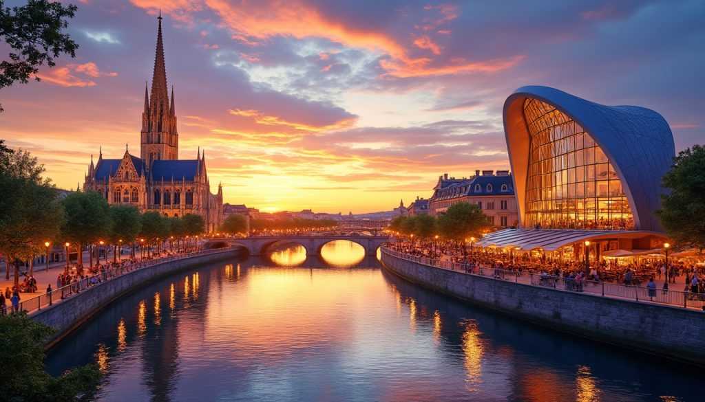 explorez la beauté de la skyline de bordeaux, où modernité et patrimoine se rencontrent. découvrez les monuments emblématiques et les architectures innovantes qui font de cette ville un véritable bijou de la région nouvelle-aquitaine.
