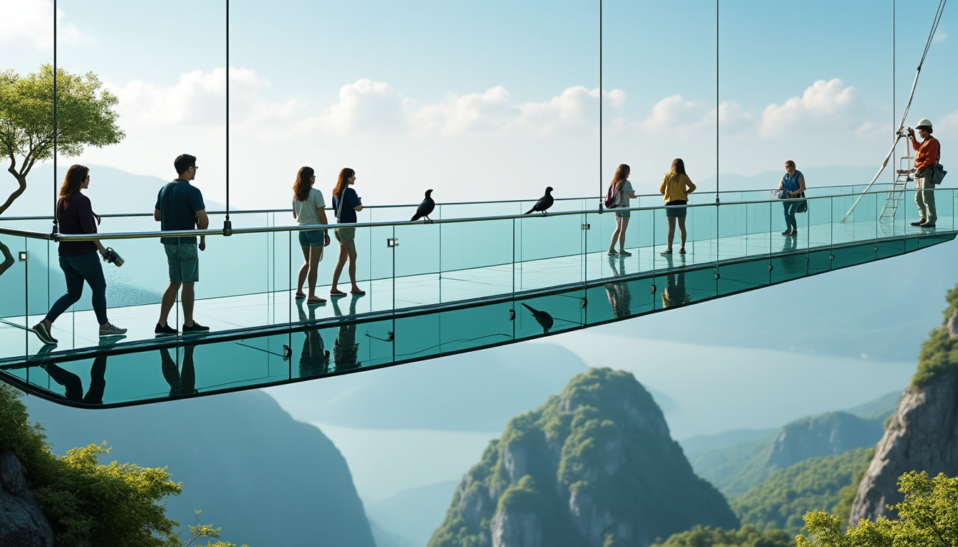 Passerelle en verre : avantages et inconvénients à connaître