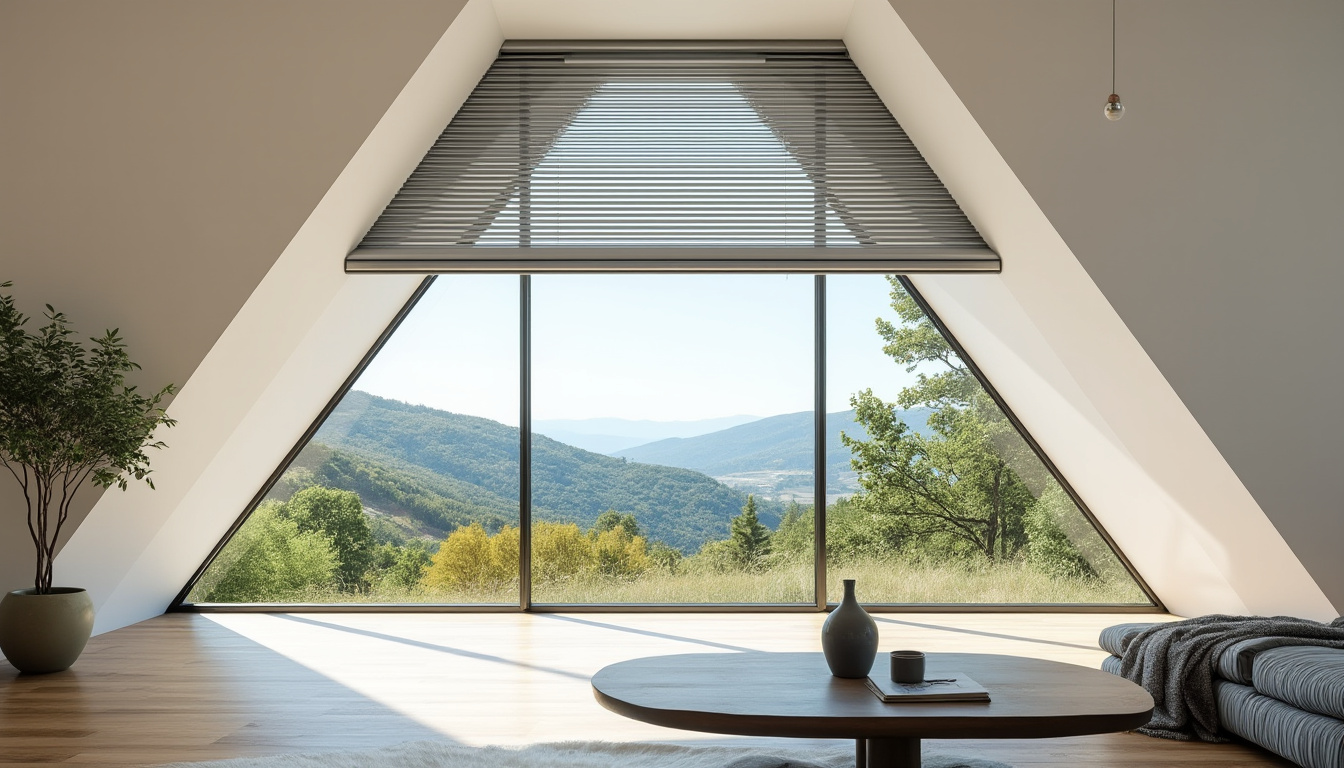 Comprendre les volets roulants pour fenêtres triangulaires