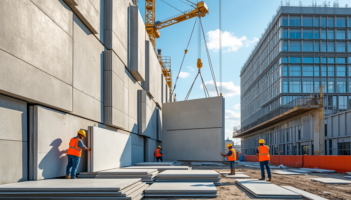 Tout savoir sur les panneaux en béton préfabriqué : avantages et applications