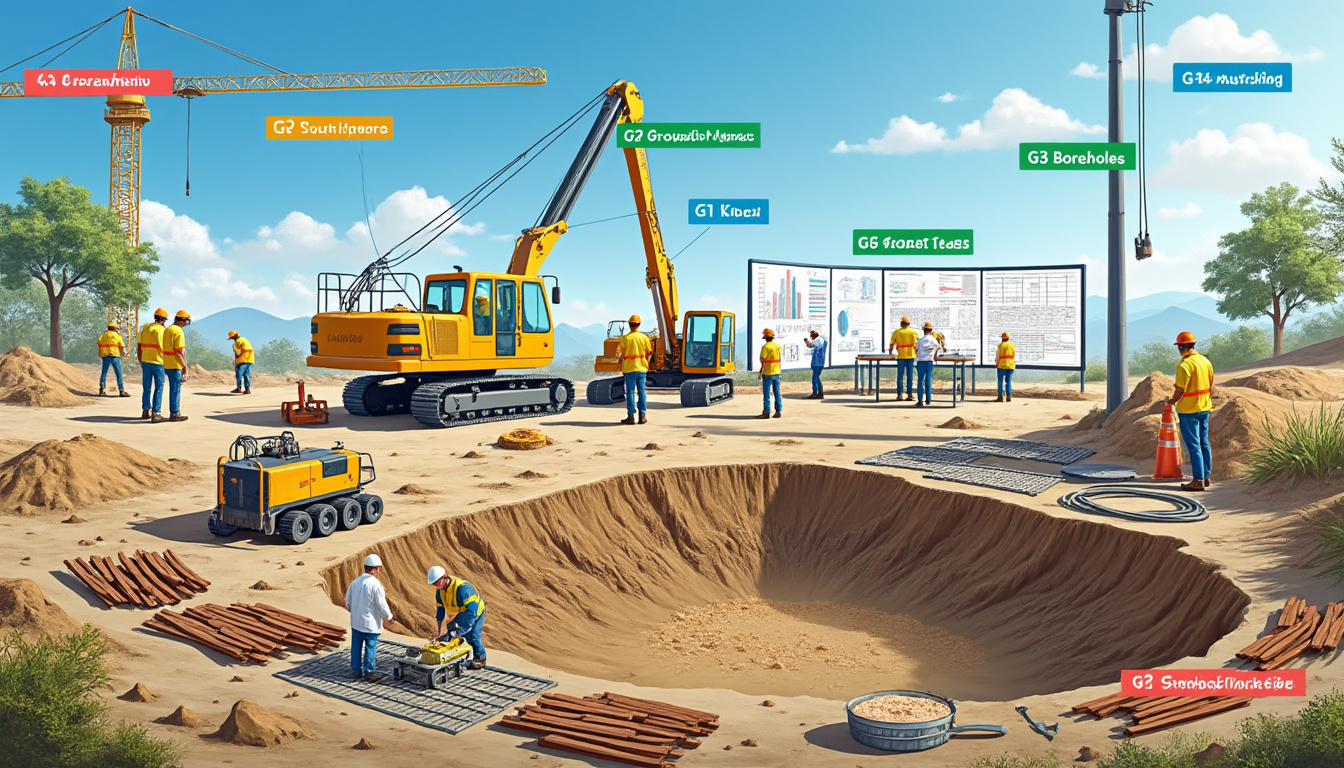 Comprendre les missions géotechniques G1 à G5