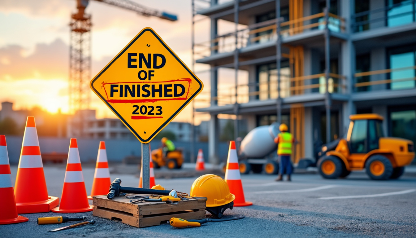 Panneau fin de chantier : importance et réglementation