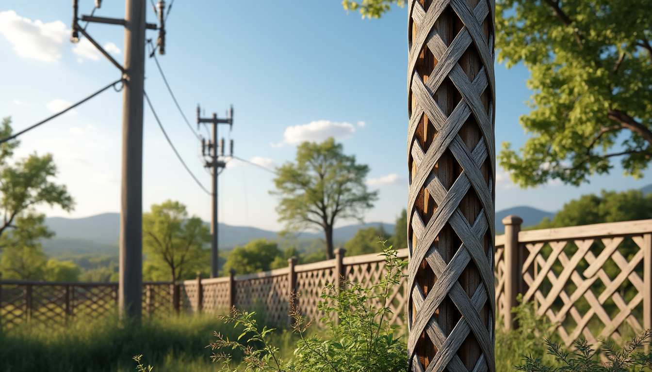 Tout savoir sur le poteau treillis : caractéristiques et applications