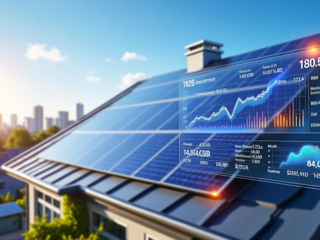 Investir dans des panneaux photovoltaïques en revente totale : calcul du retour sur investissement.