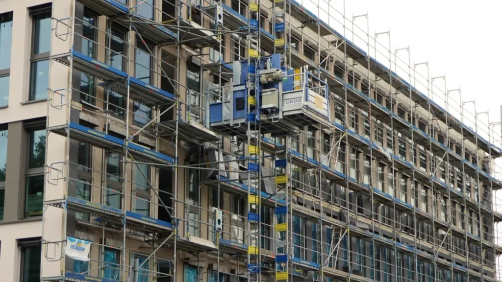Façade d'immeuble en copropriété